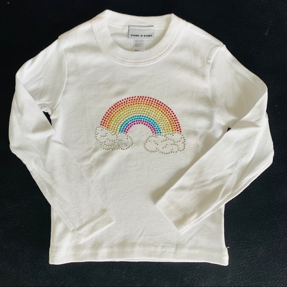 Rhinestone Rainbow Shirt - Picture 1 of 5